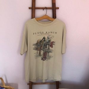 Western Ranch graphic t shirt